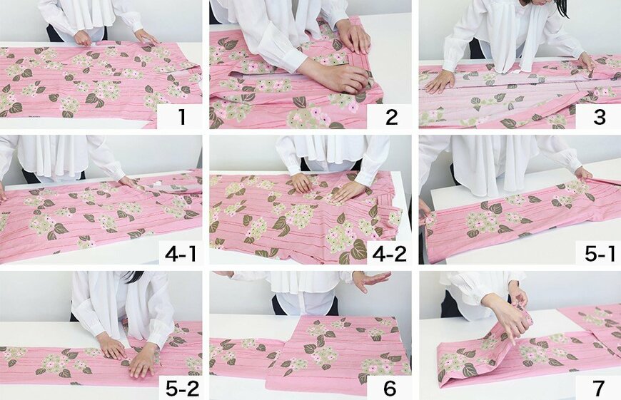 本だたみの方法