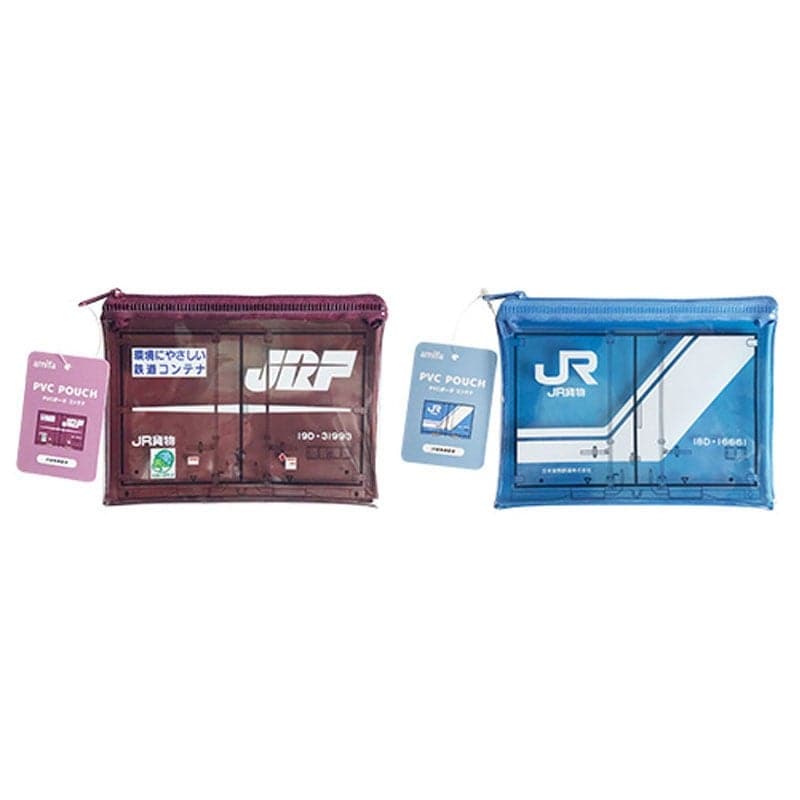 キャンドゥ公式 PVCポーチ コンテナ JRの画像