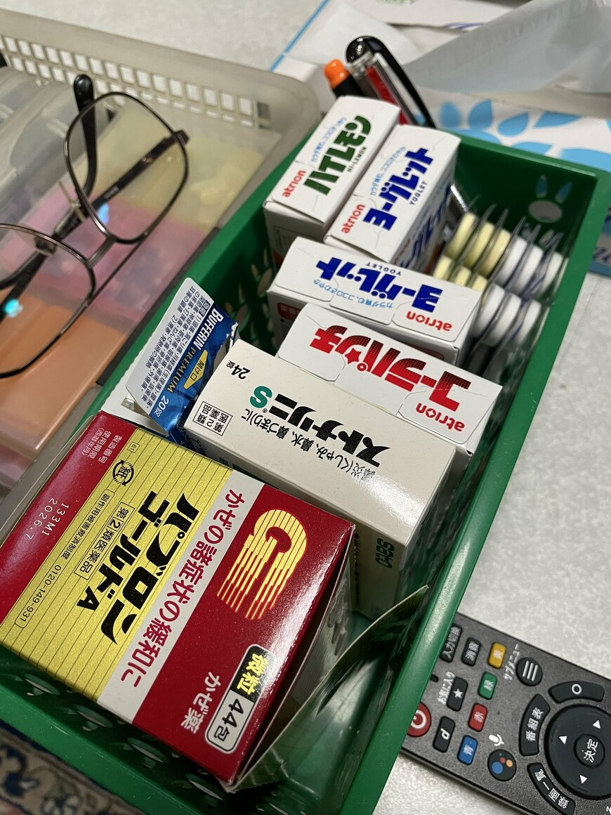 薬と一緒に入っていたお菓子