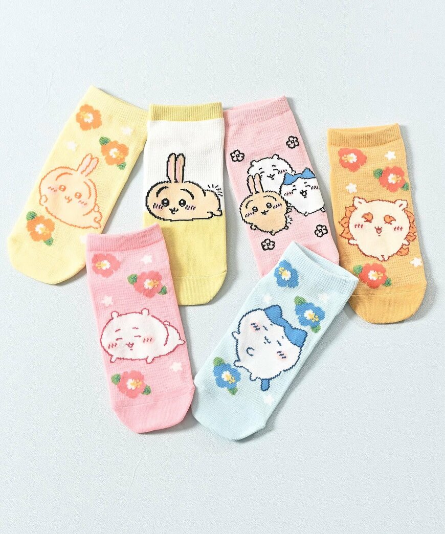 ハニーズ公式　ちいかわ／メッシュソックスの画像