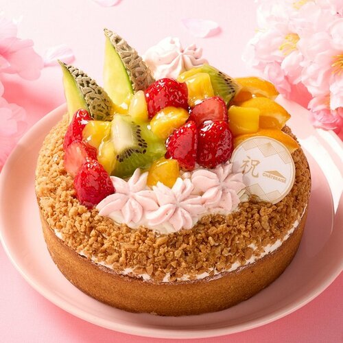 お祝いフルーツタルトデコレーション 15cm