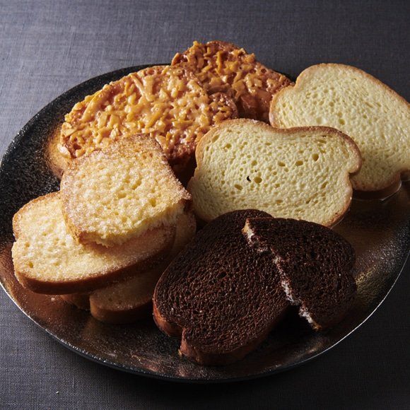 さっくりとした食感がやみつきになる、4種の定番ラスクの詰め合わせ