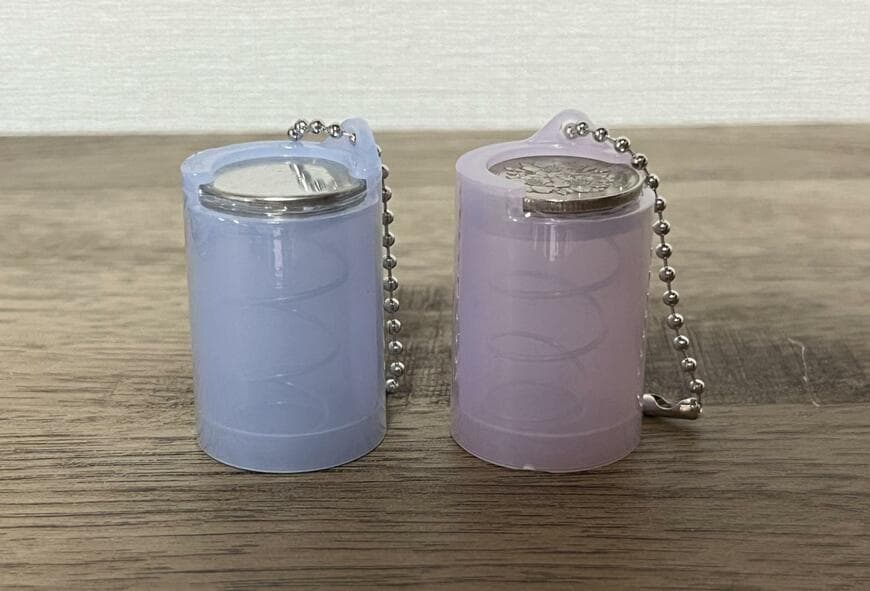 筆者撮影（キャンドゥ、100円玉コインケースクリア）