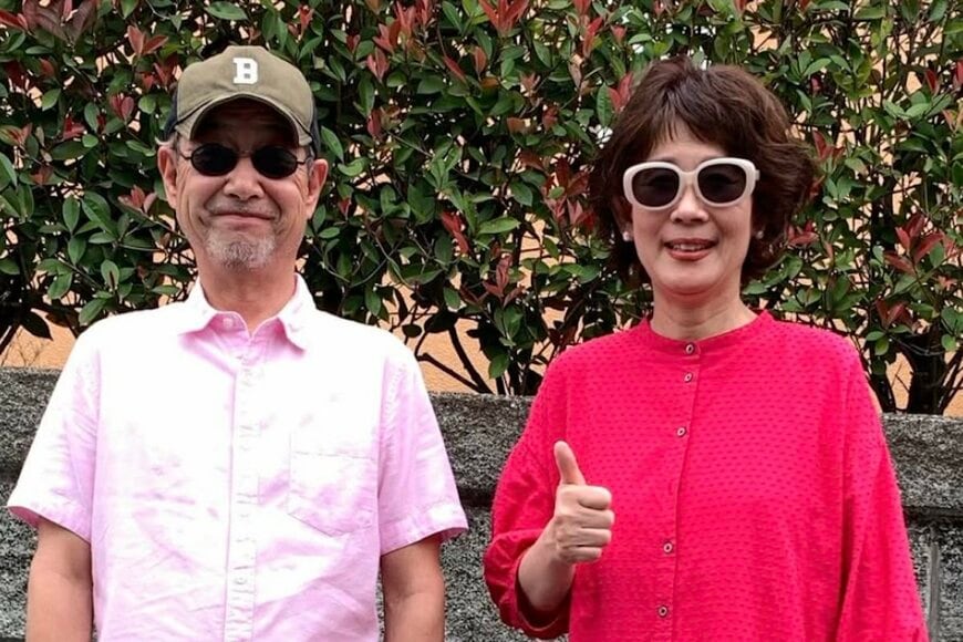 【60代夫婦】爽やかなピンクの夏コーデが素敵！上品な大人のリンクスタイル 