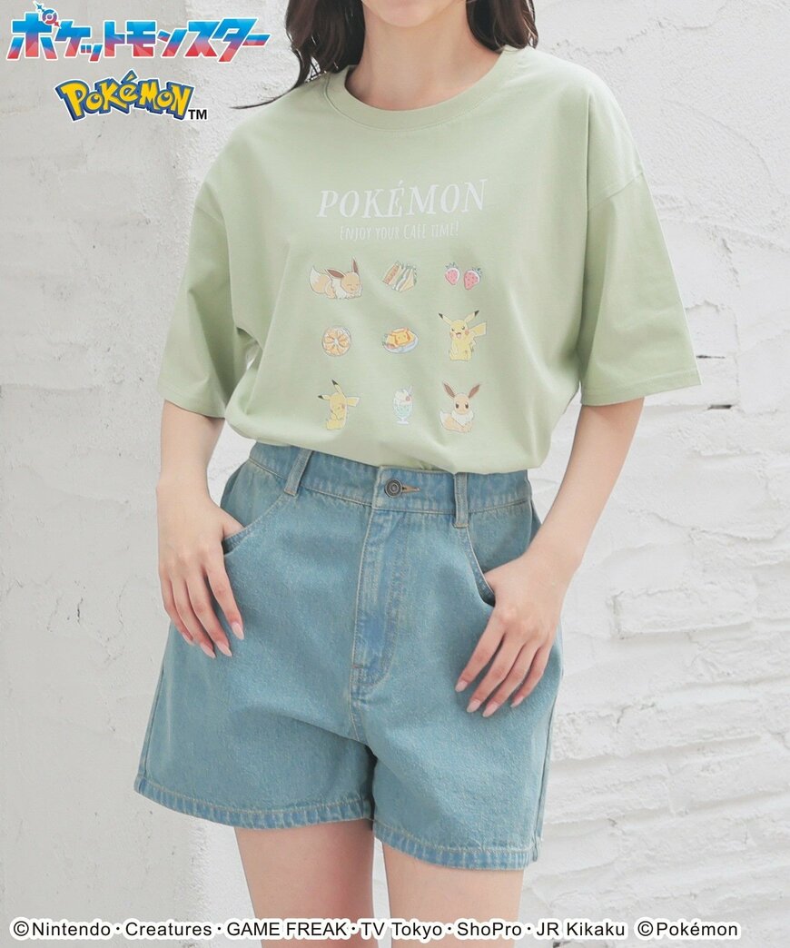 出所：ハニーズ公式　ポケモン／ゆるＴシャツ