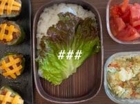 在宅ワークのランチタイムを彩る「ピーマンの肉詰め弁当」が美味しそう！「見習わなくちゃ」「可愛い」の声も