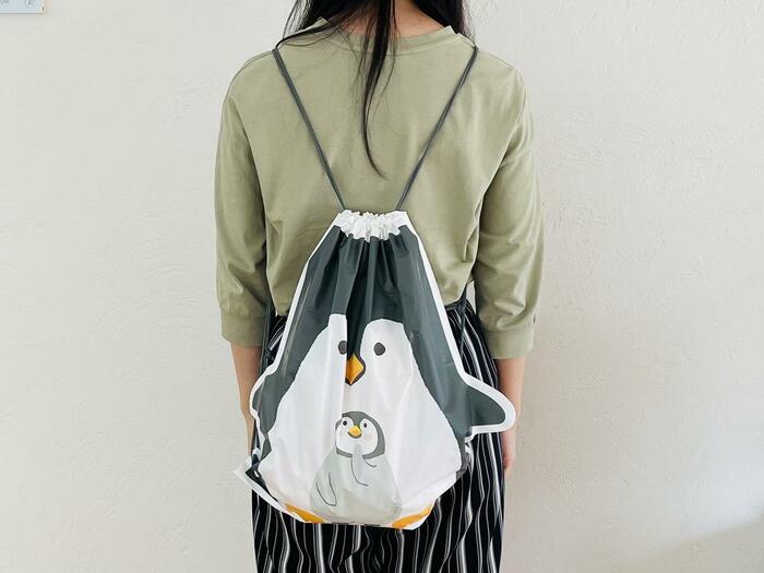 ビニールナップサック ペンギン