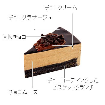 底に敷かれたビスケットクランチが、食感のアクセントに！