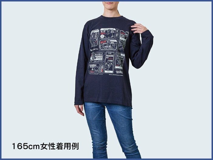 濃紺カラーのロングスリーブTシャツも登場