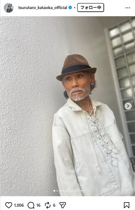 出所：片岡鶴太郎のInstagram（＠tsurutaro_kataoka_official） 参照日：2026年4月24日