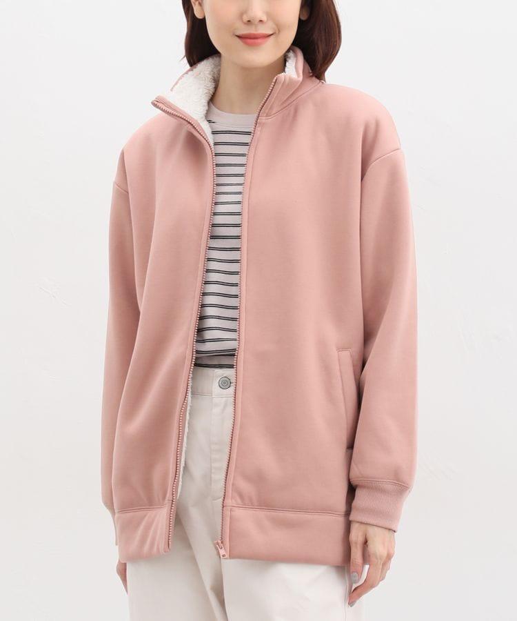 出所：ハニーズ公式通販 裏ボアミドル丈スタンド