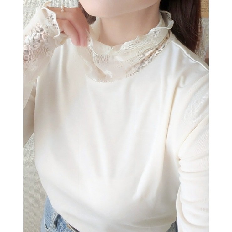 レディース 長袖シアーインナー(daaco)