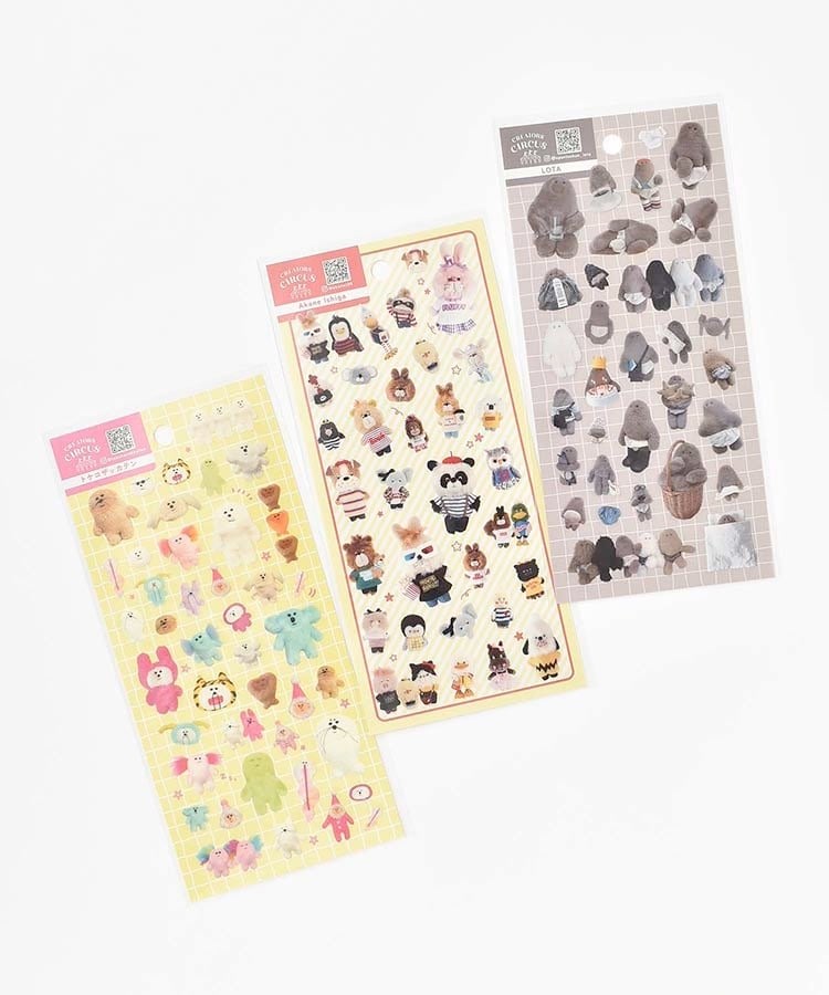 ブルーブルーエ公式　クリエイターズサーカスクリアシール