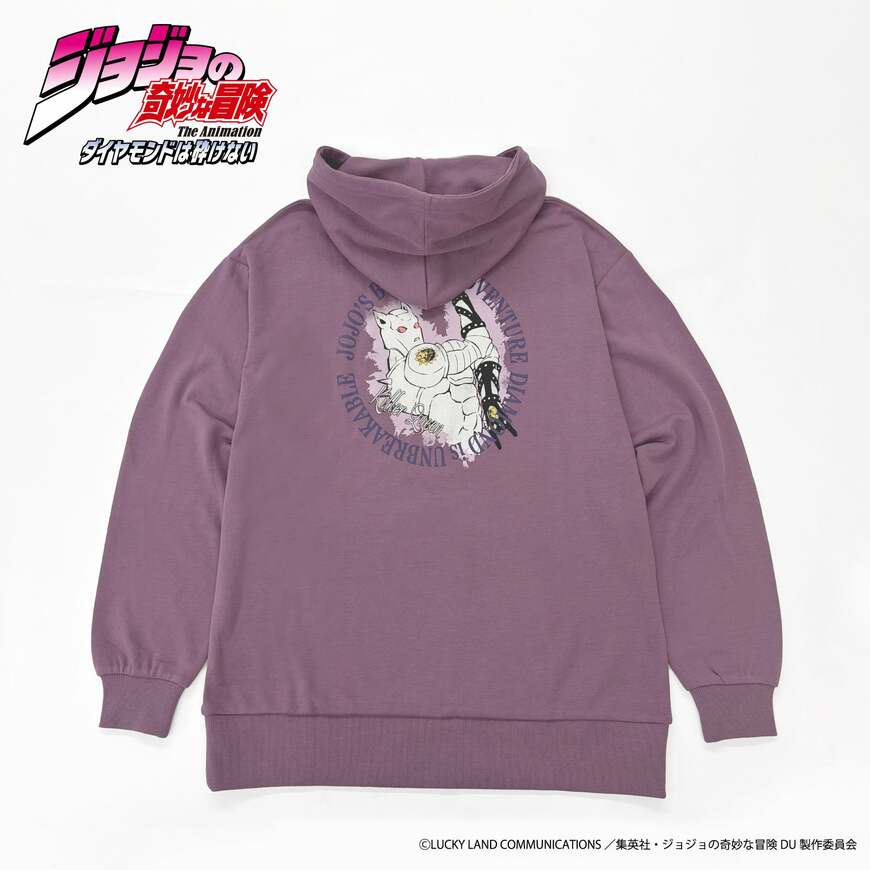 イオン株式会社公式　アニメ『ジョジョの奇妙な冒険 ダイヤモンドは砕けない』　「キラークイーン」プリントプルパーカ