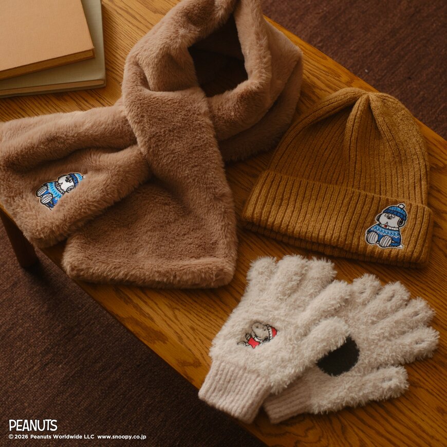 PEANUTS WINTER 防寒アイテム