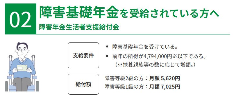 障害基礎年金を受給されている方へ
