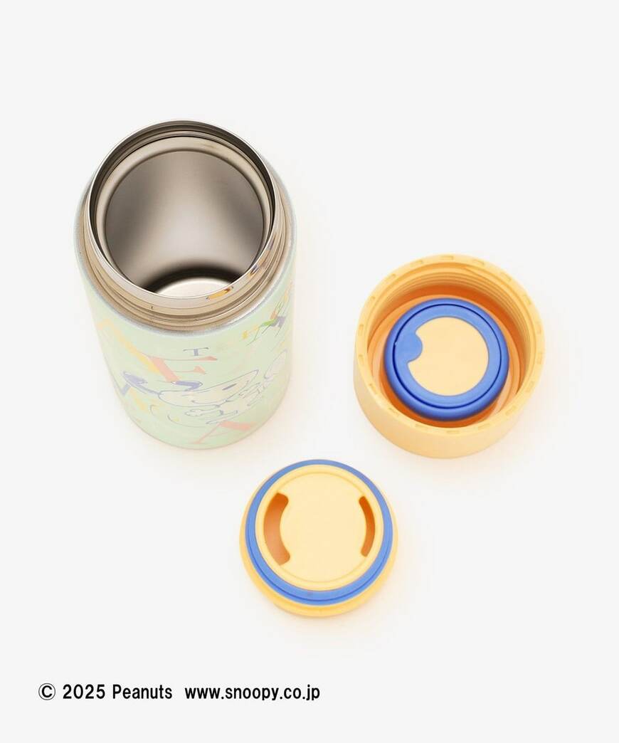 アフタヌーンティー公式　ステンレスボトル/PEANUTS（グリーン）　画像