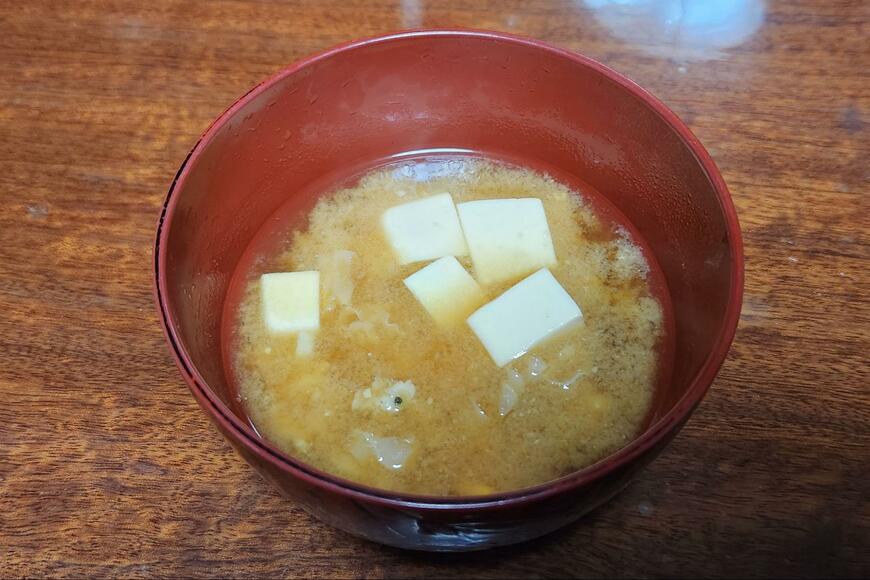 ホタテのみそ汁