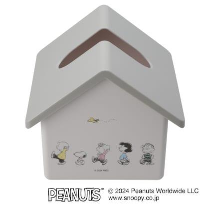 ニトリ公式通販ニトリネット【デコホーム商品】スヌーピー ハウス型ティッシュケース(ピーナッツ)画像