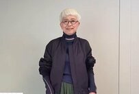 【70代マダム】“しまむら”990円リブニットコーデ。ブルゾンをレイヤードした垢抜けスタイルが勉強になる