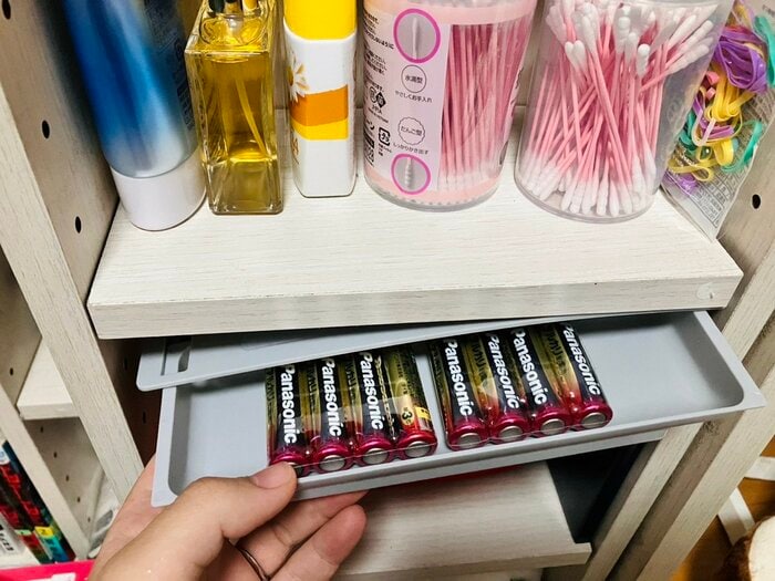 重い物の収納には不向き