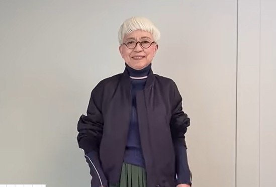【70代マダム】“しまむら”990円リブニットコーデ。ブルゾンをレイヤードした垢抜けスタイルが勉強になる