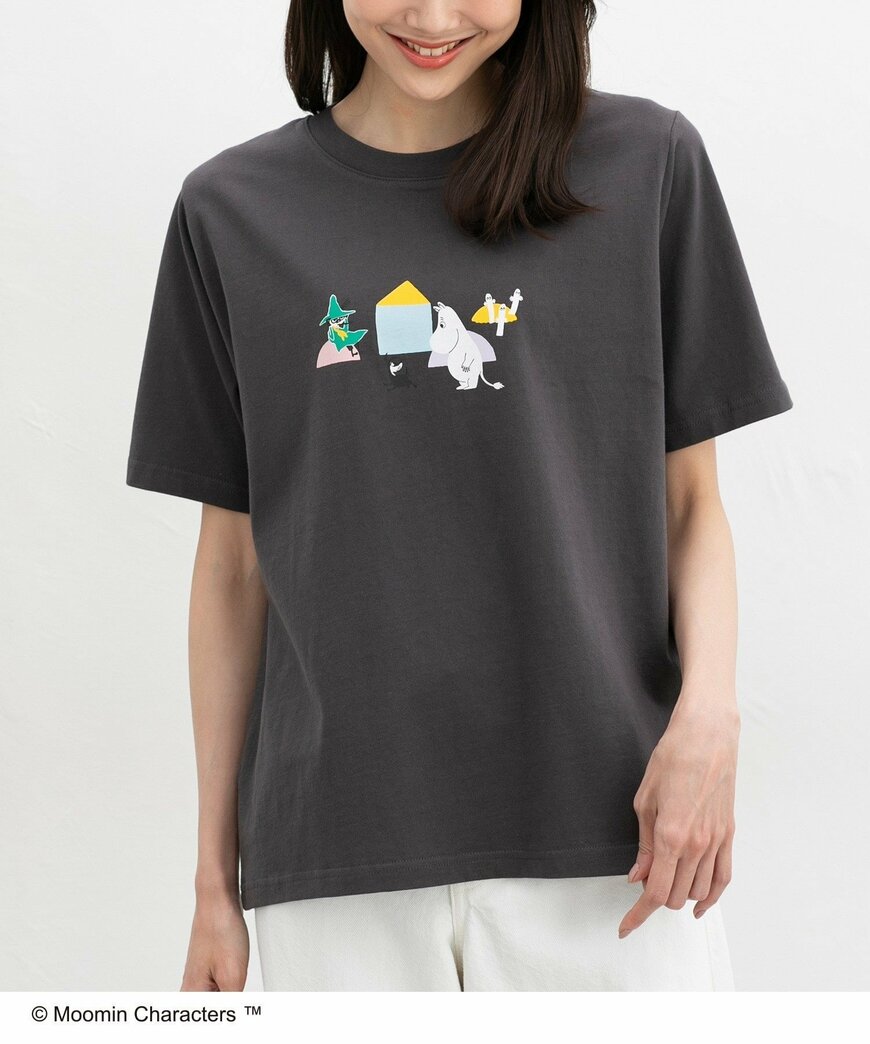 出所：ハニーズ公式　ムーミン／半袖Ｔシャツ