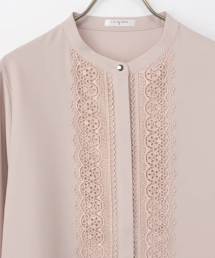 出所：ハニーズ公式通販　レース使いブラウス