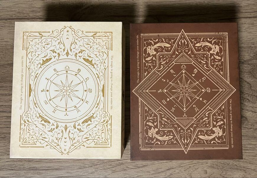 筆者撮影（セリア、ブック型ボックス M クラシックマジック）