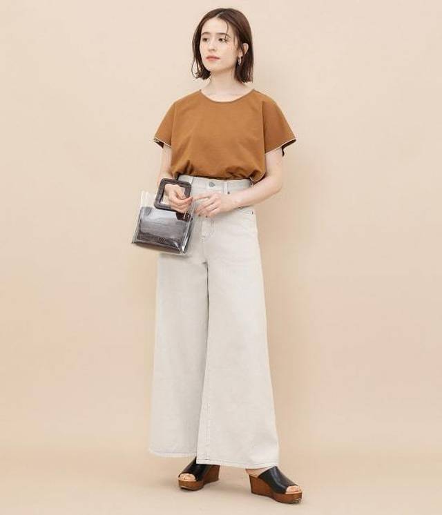 ADAM ET ROPE' FEMME - 配色切替プルオーバー ¥8,532 → ¥5,972（税込）