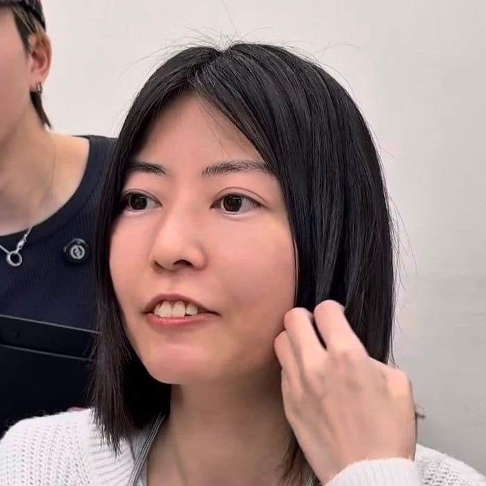 「めっちゃ綺麗に見えますね」髪のくせに悩む女性がショートボブでイメージチェンジ！「とても気に入りました！」と笑顔