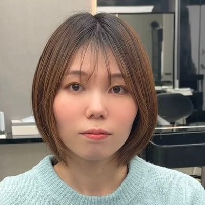 【イメチェン大成功】ボブの女性が大胆カットで変身！ナチュラルなマッシュショートが素敵