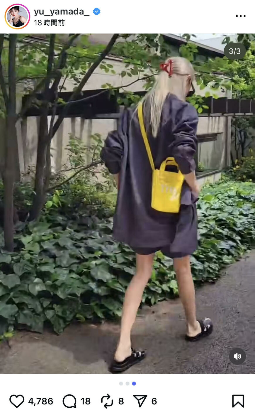 出所：山田優のInstagram（＠yu_yamada_）参照日：2025年10月27日