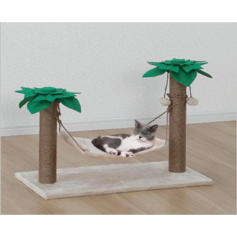 出所：ホームセンター コメリドットコム Petami　爪とぎツインパーム　ハンモック付き