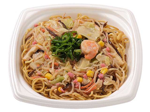 セブン-イレブンの新商品:濃厚スープを絡めて食べるコク旨焼ちゃんぽん