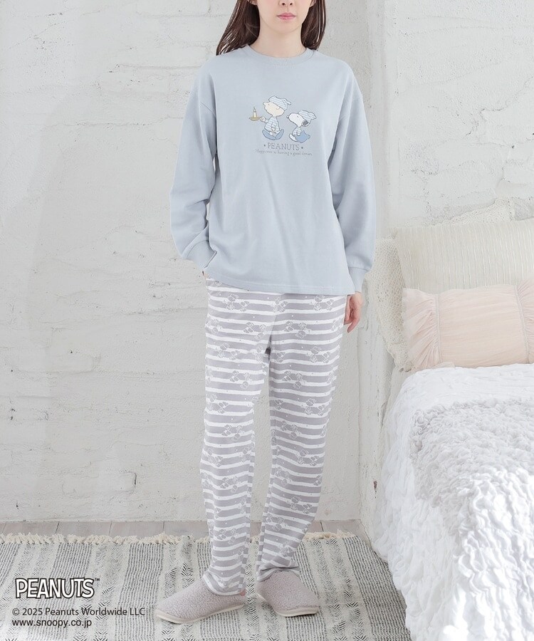 ハニーズ公式 スヌーピー/ルームウェア(上下セット)の画像