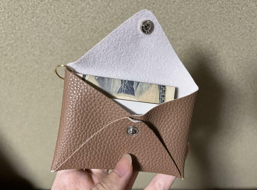 セリア、キーホルダー付きポーチ撮影画像