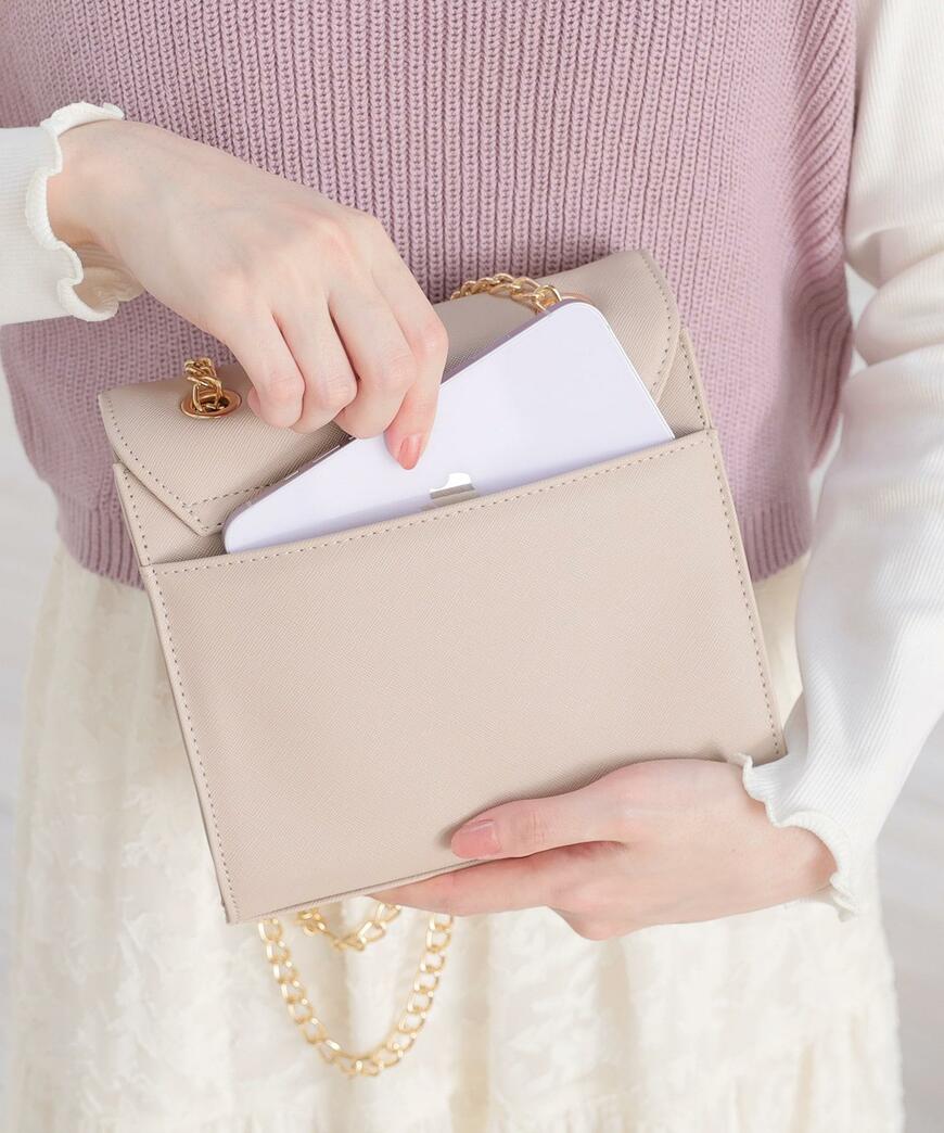 ハニーズ、チェーンショルダーバッグ画像