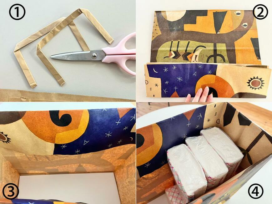 カルディオリジナル紙袋をリメイク