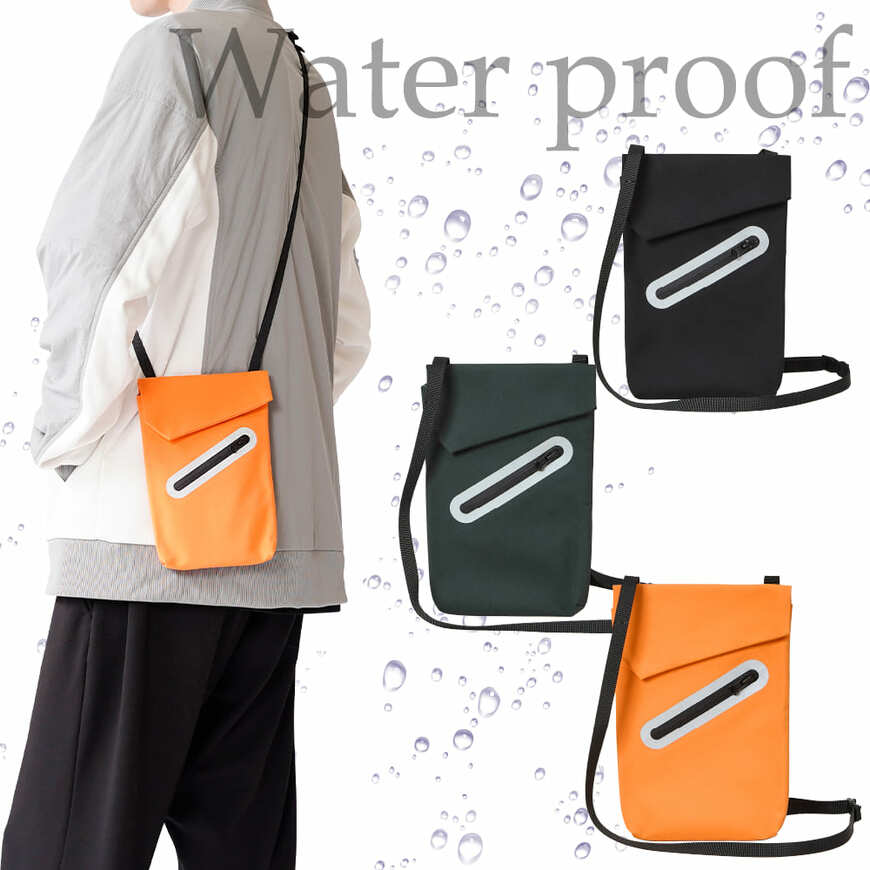 ワークマン公式 エクトジェル防水リフレクトミニショルダー