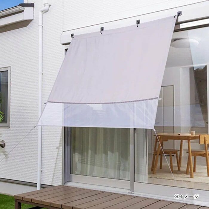 本体のサイズは縦が160cm、横が180cmです