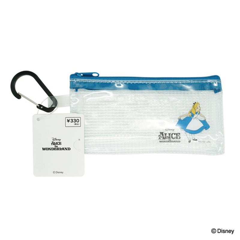 出所：キャンドゥ公式　【数量限定】ディズニー／ふしぎの国のアリス　クリアポーチ