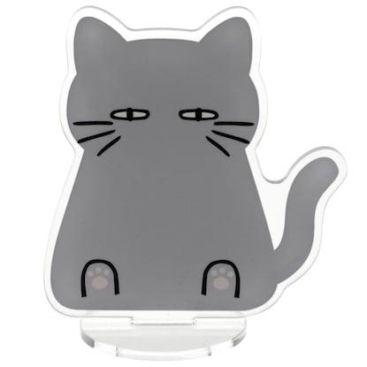 出所：ニトリ公式通販ニトリネット 【デコホーム商品】アクリルスタンド(デコネコ グレー)