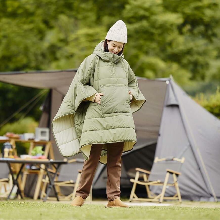 出所：ワークマン公式オンラインストア 【WEB限定】レディースディアテックスマルチウォームポンチョ