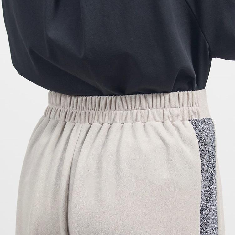 サイドラメラインパンツ