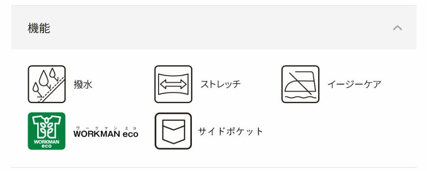 ワークマン、ハシゴレーススカート商品画像