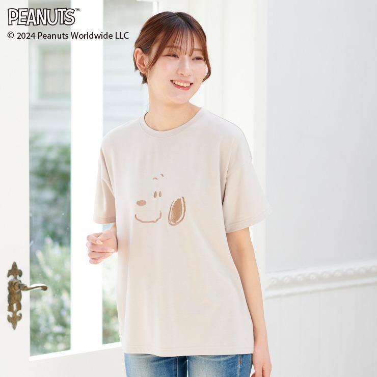 しまむら、レディース Tシャツ(PEANUTS) 画像
