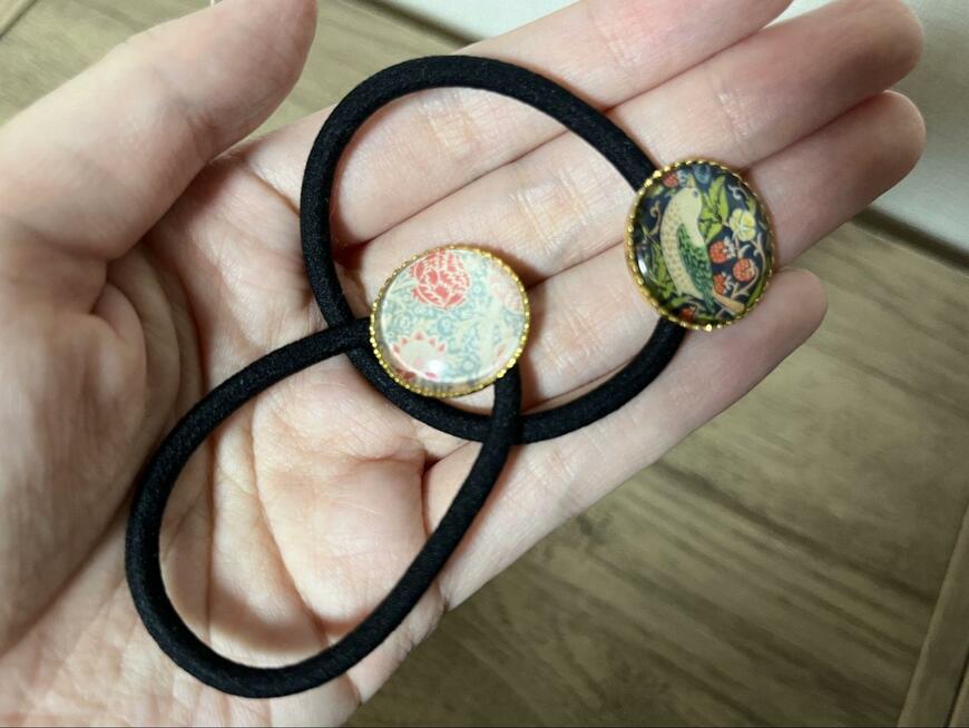 キャンドゥ、メタルモチーフヘアゴム画像