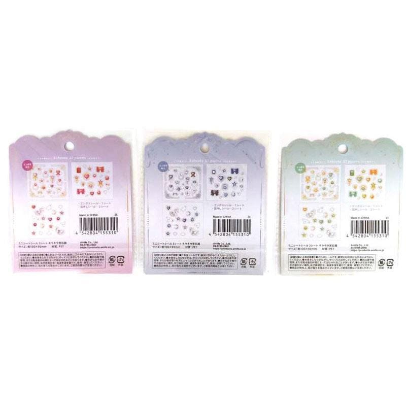 CanDoネットショップ ミニシートシール 3シート キラキラ宝石箱商品画像
