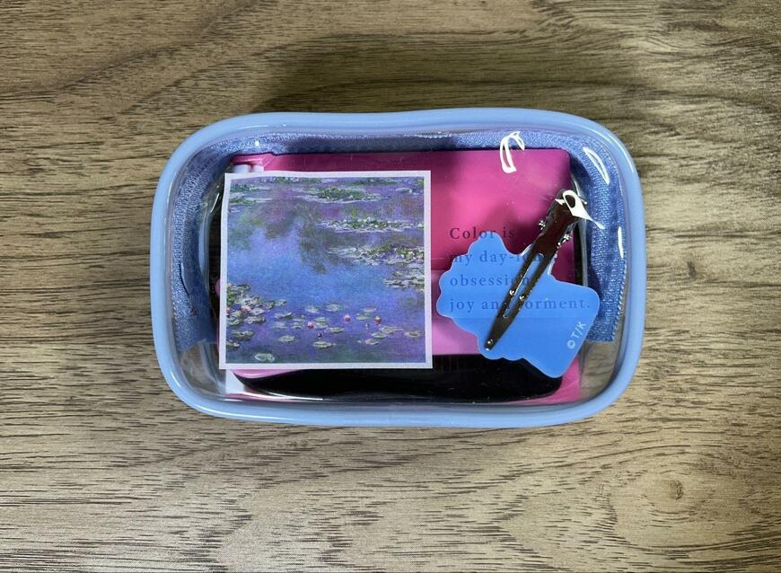 セリア、PVCポーチ/CM画像